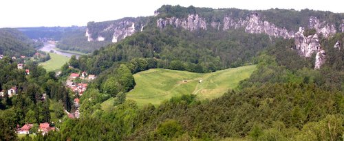 Landschaftsbild aus dem Kurort Rathen